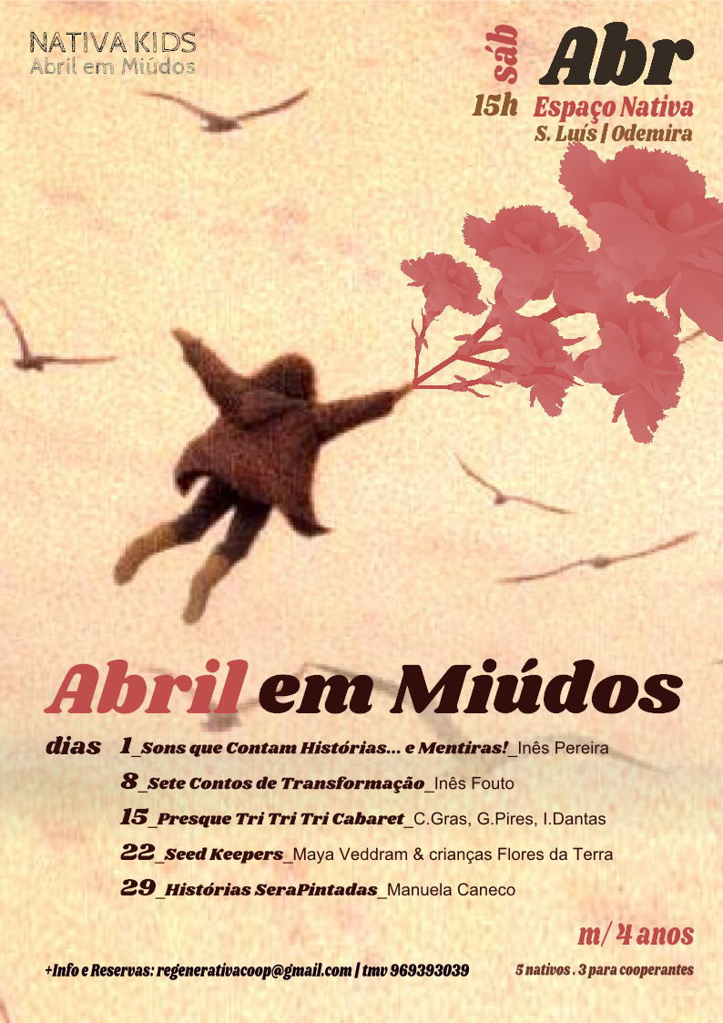 April Rota Nativa Kids - April in Miudos- 7 tales of transformation - Rota Vicentina